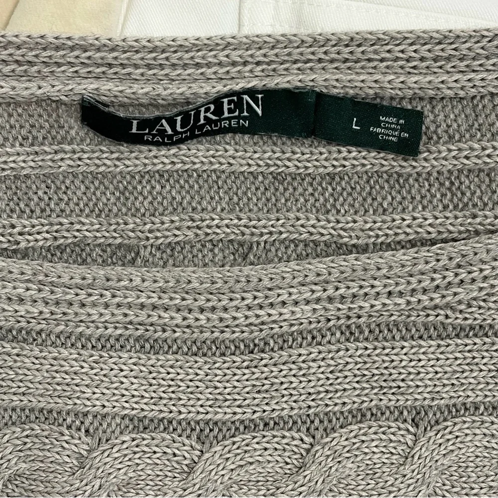 LRL Cable Knit Sweater - Picture 7 of 7